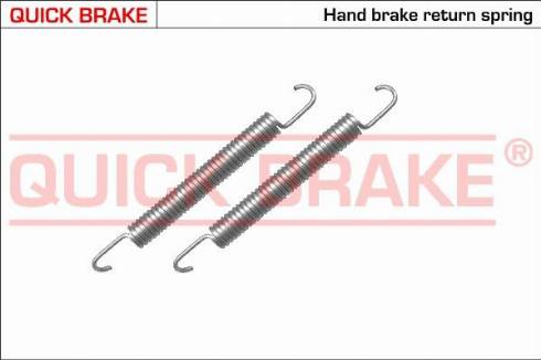 QUICK BRAKE 105-0480 — Zestaw akcesoriów, szczęki hamulcowe hamulca postojowego
