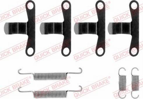 QUICK BRAKE 1050594 — Zestaw akcesoriów, szczęki hamulcowe hamulca postojowego