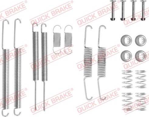 QUICK BRAKE 1050598 — Zestaw dodatków, szczęki hamulcowe