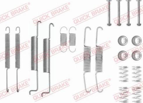 QUICK BRAKE 1050597 — Zestaw dodatków, szczęki hamulcowe