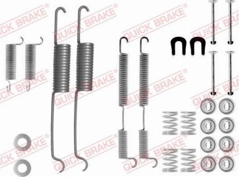 QUICK BRAKE 105-0518 — Zestaw dodatków, szczęki hamulcowe