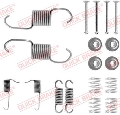 QUICK BRAKE 105-0696 - SPRĘŻYNY SZCZĘK HAM. MITSUBISHI T. L200-L300-PAJERO 83-00