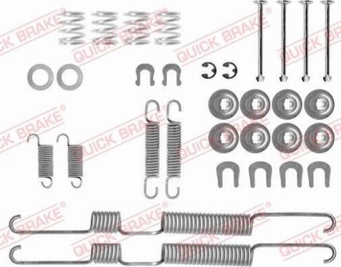QUICK BRAKE 1050698 — Zestaw dodatków, szczęki hamulcowe