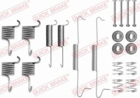 QUICK BRAKE 1050649 — Zestaw dodatków, szczęki hamulcowe