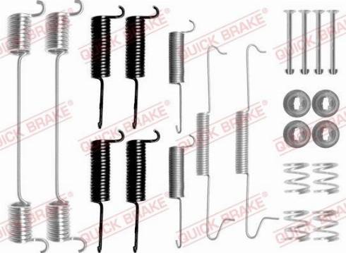 QUICK BRAKE 1050648 — Zestaw dodatków, szczęki hamulcowe