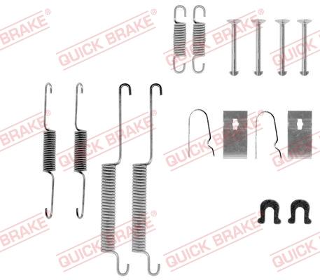 QUICK BRAKE 105-0668 — Zestaw dodatków, szczęki hamulcowe