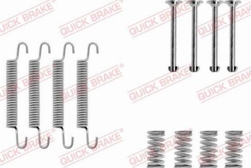 QUICK BRAKE 1050667 - SPRĘŻYNY SZCZĘK HAM. RĘCZN. OPEL T. OMEGA 86-