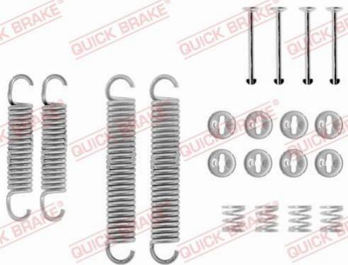 QUICK BRAKE 105-0601 — Zestaw dodatków, szczęki hamulcowe
