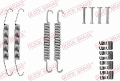 QUICK BRAKE 1050610 - SPRĘŻYNY SZCZĘK HAM. FIAT T. 127-128-CINQU-RE