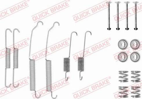 QUICK BRAKE 1050618 — Zestaw dodatków, szczęki hamulcowe