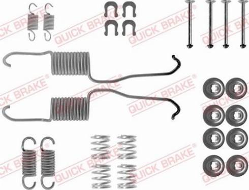QUICK BRAKE 105-0684 — Zestaw dodatków, szczęki hamulcowe