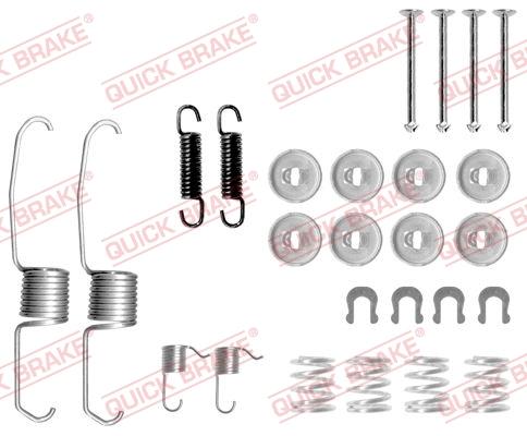 QUICK BRAKE 1050637 — Zestaw dodatków, szczęki hamulcowe