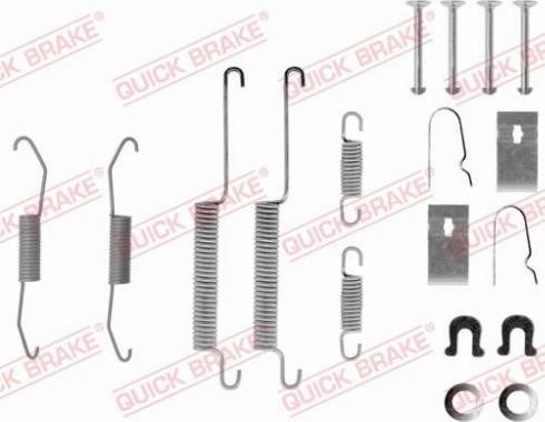 QUICK BRAKE 105-0679 — Zestaw dodatków, szczęki hamulcowe