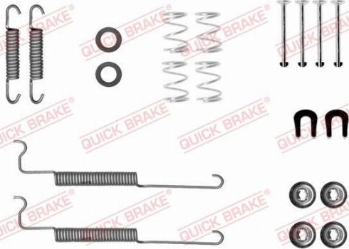 QUICK BRAKE 105-0049 — Zestaw dodatków, szczęki hamulcowe