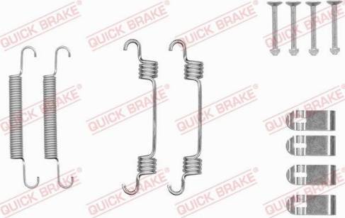 QUICK BRAKE 105-0044 — Zestaw akcesoriów, szczęki hamulcowe hamulca postojowego