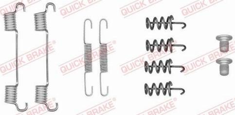 QUICK BRAKE 105-0051 — Zestaw akcesoriów, szczęki hamulcowe hamulca postojowego