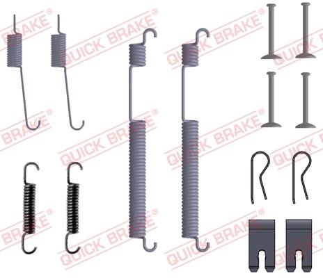 QUICK BRAKE 105-0053 — Zestaw dodatków, szczęki hamulcowe