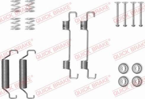 QUICK BRAKE 105-0052 — Zestaw akcesoriów, szczęki hamulcowe hamulca postojowego