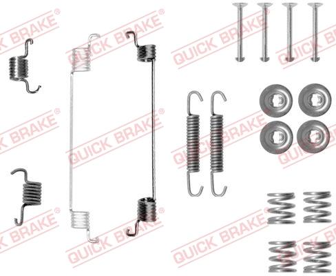 QUICK BRAKE 105-0014 - SPRĘŻYNY SZCZĘK HAM. FIAT 500-PANDA 03-