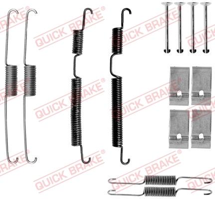 QUICK BRAKE 105-0035 — Zestaw dodatków, szczęki hamulcowe