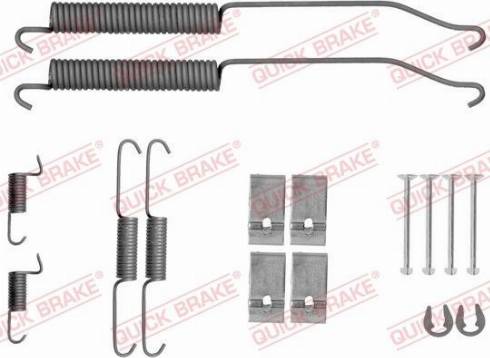QUICK BRAKE 1050036 — Zestaw dodatków, szczęki hamulcowe