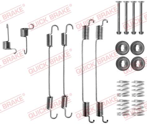 QUICK BRAKE 105-0021 — Zestaw dodatków, szczęki hamulcowe