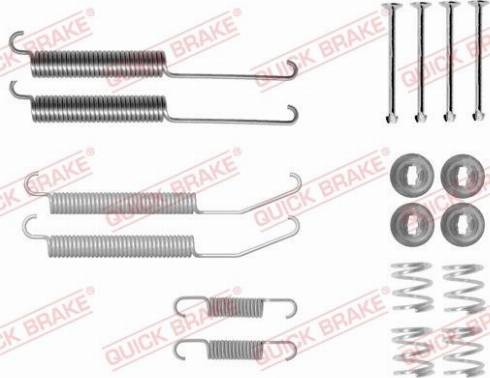 QUICK BRAKE 1050845 - SPRĘŻYNY SZCZĘK HAM. MITSUBISHI L200-L400 95-07