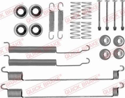QUICK BRAKE 1050843 — Zestaw dodatków, szczęki hamulcowe