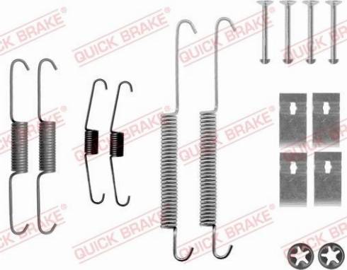 QUICK BRAKE 1050842 - SPRĘŻYNY SZCZĘK HAM. SUZUKI GRAND VITARA 98-15