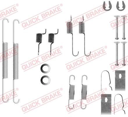 QUICK BRAKE 1050847 - SPRĘŻYNY SZCZĘK HAM. KIA PICANTO