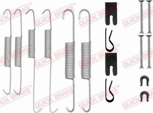 QUICK BRAKE 105-0854 — Zestaw dodatków, szczęki hamulcowe