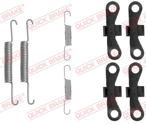 QUICK BRAKE 1050869 — Zestaw akcesoriów, szczęki hamulcowe hamulca postojowego