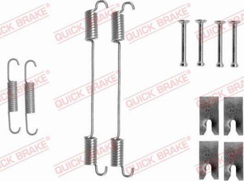 QUICK BRAKE 1050862 — Zestaw dodatków, szczęki hamulcowe