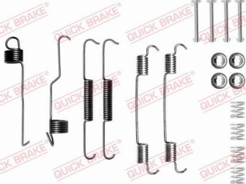 QUICK BRAKE 105-0804 — Zestaw dodatków, szczęki hamulcowe