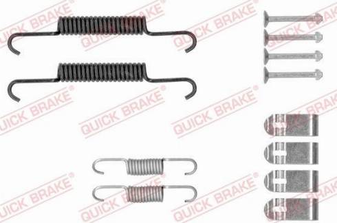 QUICK BRAKE 1050881 - SPRĘŻYNY SZCZĘK HAM. CHEVROLET CAPTIVA 06-
