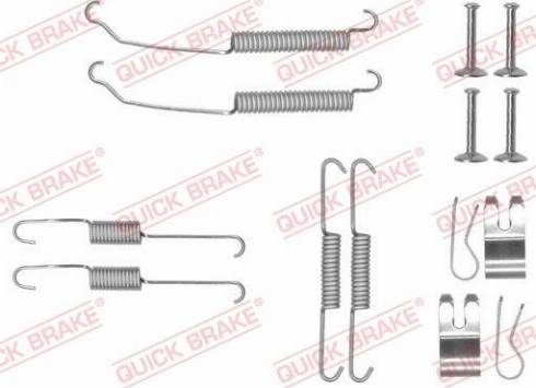 QUICK BRAKE 1050882 — Zestaw dodatków, szczęki hamulcowe