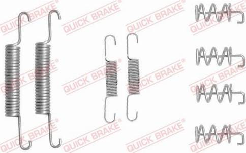 QUICK BRAKE 1050831 — Zestaw akcesoriów, szczęki hamulcowe hamulca postojowego