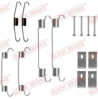 QUICK BRAKE 1050833 - SPRĘŻYNY SZCZĘK HAM. HONDA JAZZ 1.2-1.3 IDSI 02-08