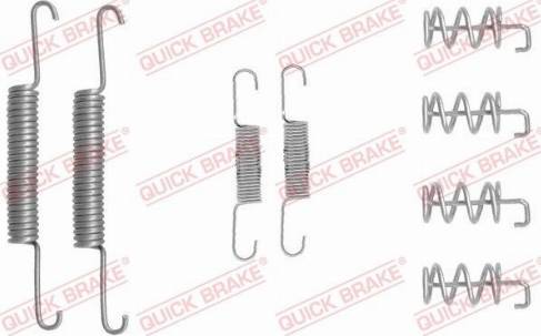 QUICK BRAKE 1050832 — Zestaw akcesoriów, szczęki hamulcowe hamulca postojowego