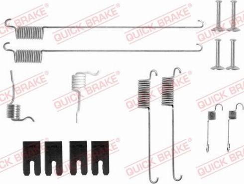 QUICK BRAKE 105-0829 — Zestaw dodatków, szczęki hamulcowe