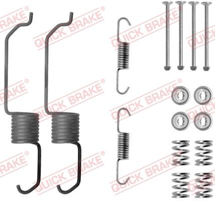 QUICK BRAKE 1050825 - SPRĘŻYNY SZCZĘK HAM. MAZDA MPV II 99-04