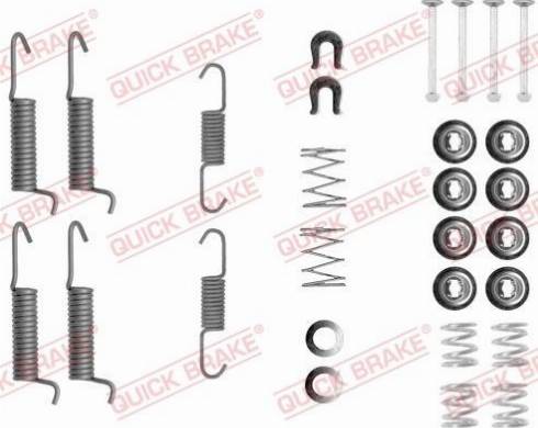 QUICK BRAKE 105-0821 — Zestaw akcesoriów, szczęki hamulcowe hamulca postojowego