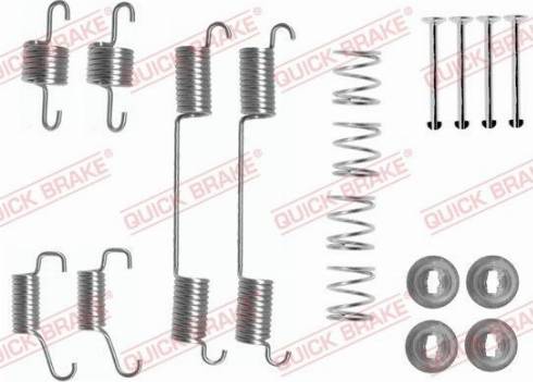 QUICK BRAKE 1050828 — Zestaw dodatków, szczęki hamulcowe