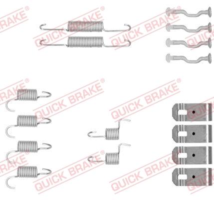 QUICK BRAKE 1050876 - Zestaw montażowy szczęk hamulcowych