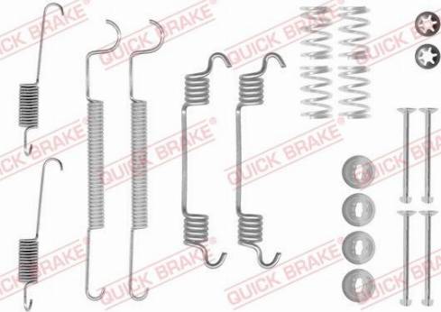 QUICK BRAKE 1050873 — Zestaw dodatków, szczęki hamulcowe