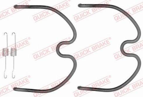 QUICK BRAKE 1050872 — Zestaw dodatków, szczęki hamulcowe