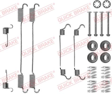 QUICK BRAKE 105-0740 — Zestaw dodatków, szczęki hamulcowe