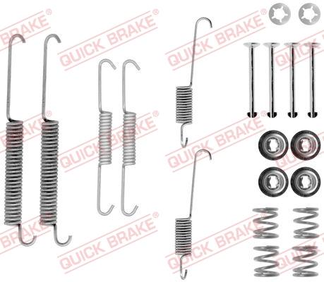 QUICK BRAKE 1050754 - SPRĘŻYNY SZCZĘK HAM. CITROEN SAXO