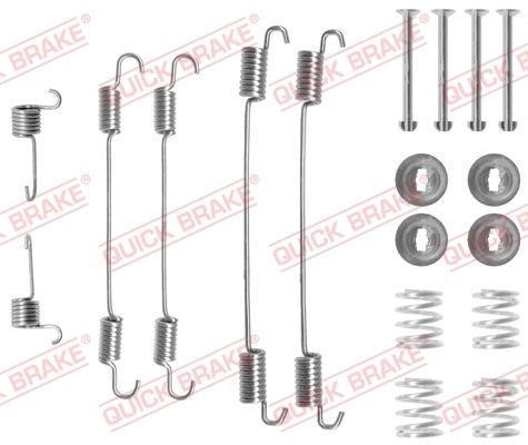 QUICK BRAKE 105-0750 — Zestaw dodatków, szczęki hamulcowe