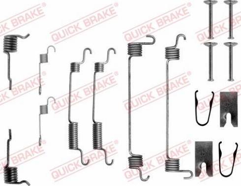 QUICK BRAKE 1050764 — Zestaw dodatków, szczęki hamulcowe